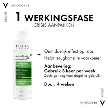 Vichy Dercos Anti-roos Shampoo Droog Haar 200ml