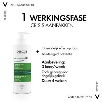 Vichy Dercos Shampoo Anti roos - Normaal tot Vet haar 390ml