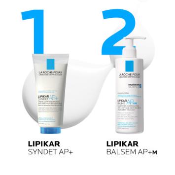 La Roche-Posay Lipikar Syndet AP+ Reiniginsgel-crème 200ml