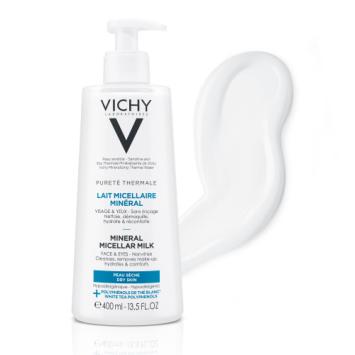 Vichy Pureté Thermale Micellaire Reinigingsmelk droge huid 400ml