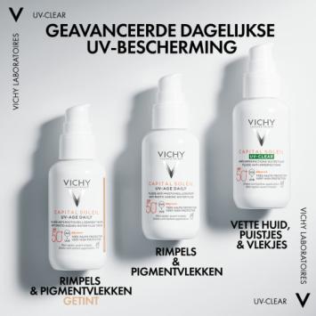 Vichy Capital Soleil UV Clear Anti-onzuiverheden Gezicht SPF50+ 40ml