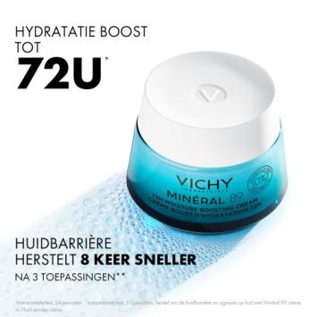 Vichy Minéral 89 72u Hydraterende Boost Crème Parfumvrij 50ml